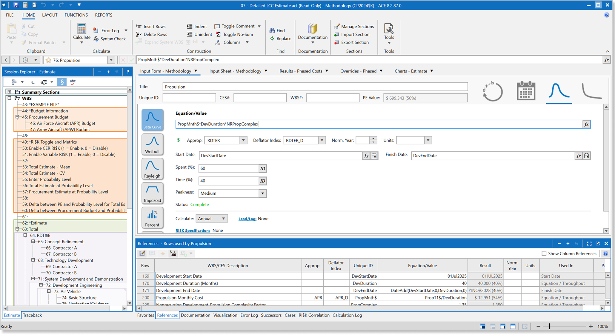 ACE 8.2 Input Forms